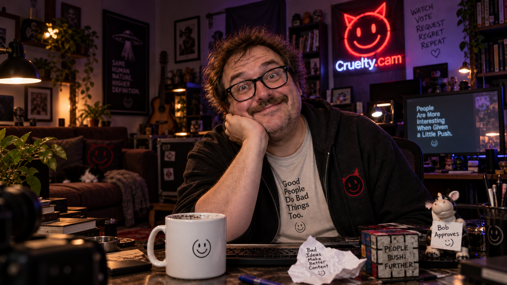 Bob in his studio